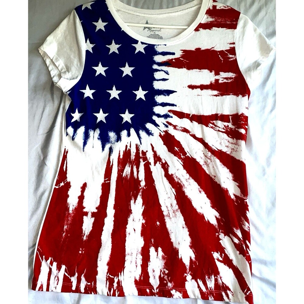 Hybrid Apparel Women’s American Flag Top XL